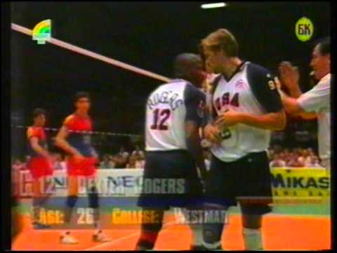 1995 FIVB World League USA - ESP set 3
