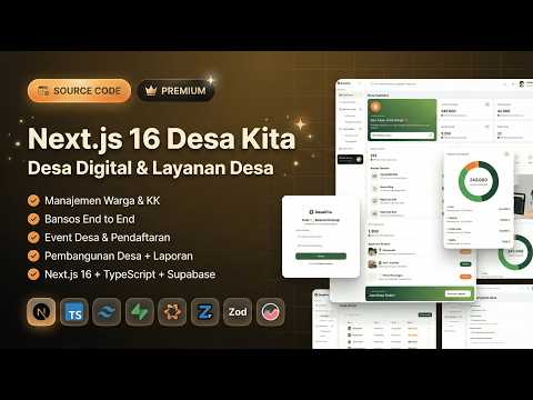 Foto kelas Source Code Next.js 16: Desa Kita (Desa Digital) Manajemen Warga & Layanan Desa