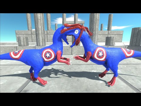 DINOSAURS VS MEDUSA DINOSAURS - Animal Revolt Battle Simulator