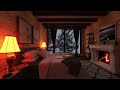 10 Hours of Crackling Fireplace in Cabin (No Ads)
