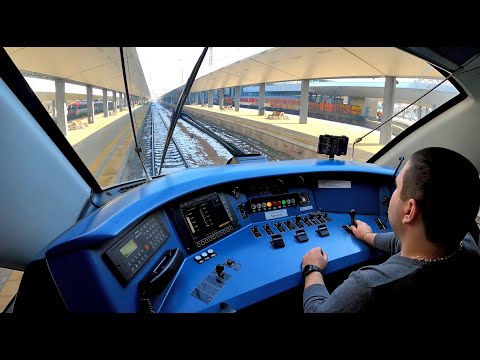 🇧🇬 Cab Ride: [4K] Bankya - Sofia 🛤️ Line 1️⃣3️⃣ 🚄 EMU Siemens Desiro Classic 😍