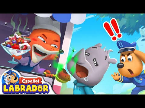 🔍Compilación de Sheriff Labrador - Nunca Comas Comida Sucia | Videos de Niños | BabyBus en Español