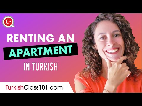 Words for Renting an Apartment in Turkish