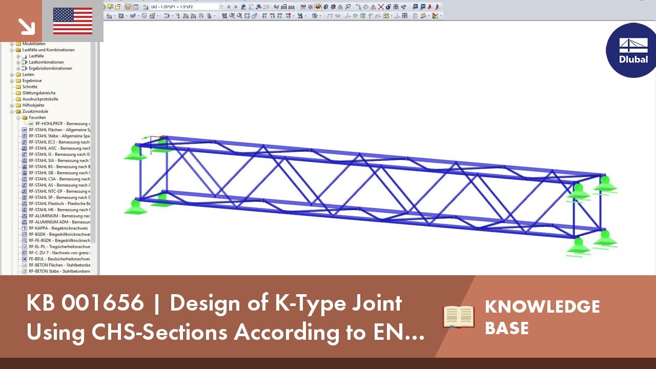 KB 001656 | Design of K-Type Joint Using CHS-Sections According to EN 1993-1-8