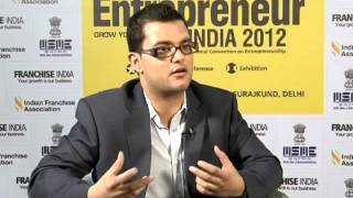 Ankit Mehrotra of Dine Out at Entrepreneur India 2012 image