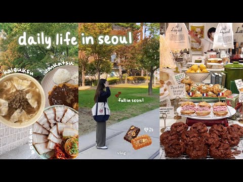 my 20’s in seoul🍢 what i eat (cafe hopping, gwangjang market, etc.) + daily life