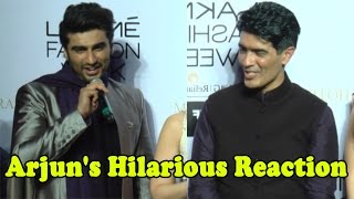 Arjun Kapoor’s Hilarious Reaction After Manish Malhotra Called Him ‘Fashionable’