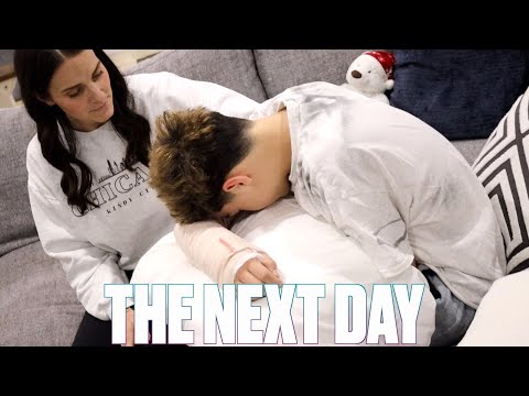 DAY AFTER CAR CRASH BEFORE FACE SURGERY | WAKING UP FROM SERIOUS CAR CRASH INJURIES