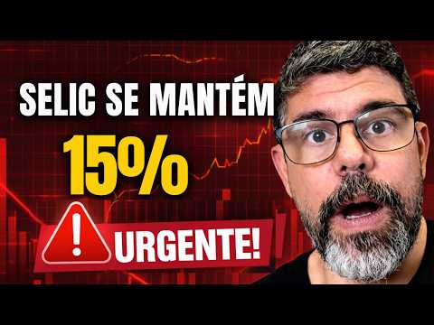 URGENT: Copom keeps SELIC rate at 15%! You only have 60 more days until the cut!