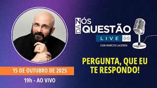 LIVE COMIGO HOJE - PERGUNTA QUE EU TE RESPONDO - 15/10/2025 | Marcos Lacerda, psicólogo