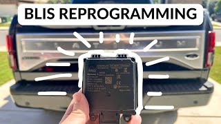 BLIS REPROGRAMMING AFTER TAIL LIGHTS STOLEN (2015-2017 F150)