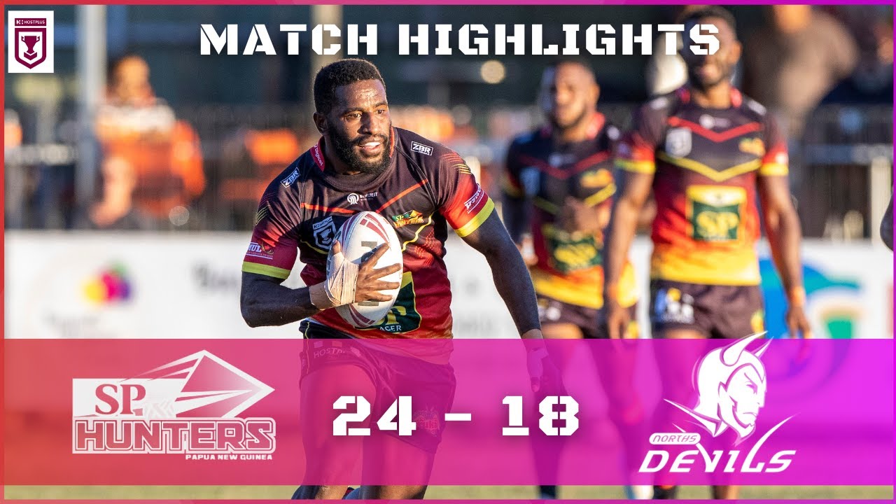 SP PNG Hunters vs Norths Devils | Match Highlights | Hostplus Cup 2025