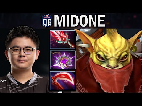 OG.MIDONE BOUNTY HUNTER WITH 24 KILLS - DOTA 2 7.26 GAMEPLAY