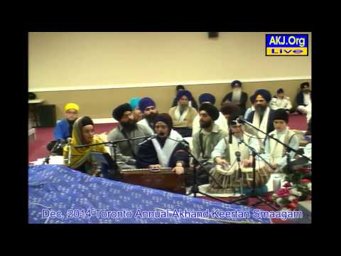 029 Toronto Dec. 2014 Smaagam - Wednesday Evening Keertan - B. Harinder Kaur Jee