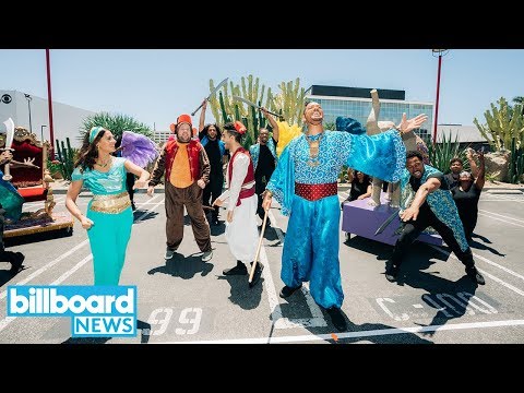 James Corden, Will Smith & ‘Aladdin’ Cast Perform ‘Crosswalk The Musical’ | Billboard News