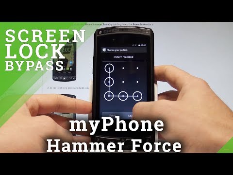 How to Set Up Screen Lock on myPhone Hammer Force - Add Pattern Lock |HardReset.Info