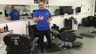 Como se usa una silla de barbero/ Tipos de sillas de peluquero