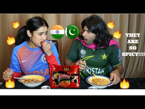 Spicy Noodles Challenge - India vs Pakistan | ft Nasreen