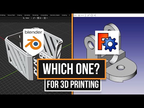 Blender 3.0 Or FreeCAD For 3D Printing | Which Should You Learn?