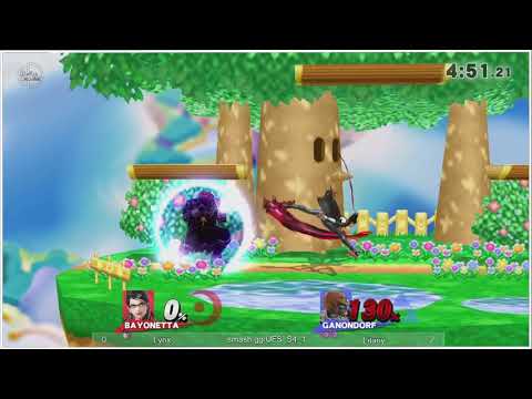 UpForSmash S4 1v1 Top 10 - LF Bo5: Lynx (Bayonetta) vs Litany (Ganondorf)