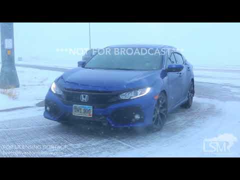 04-06-2018 Box Elder, South Dakota - Snowy Commute and Travel