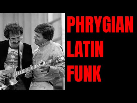 Live Latin Rock Santana / John Mclaughlin Style Jam Track (F# Minor)