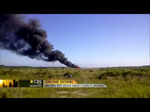 Watch  Drone explodes in Florida