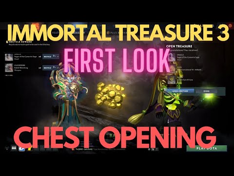 Dota 2 - Immortal Treasure 3 2020 First Look | Preview, Demo & Chest Opening | TI 10 Battlepass 2020