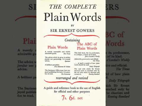 The Complete Plain Words | Wikipedia audio article