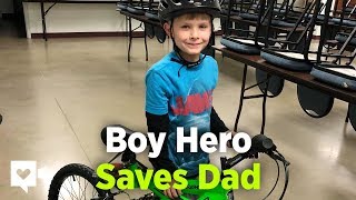 Boy Pedals Down Highway To Save Dad’s Life | Humankind