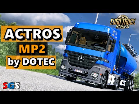 |ETS2 1.45| Mercedes-Benz Actros MP2 v1.6 by Dotec [Truck Mod]