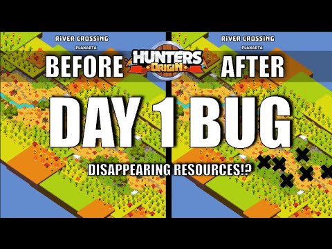 Hunters Origin's Day-1 Bug : The Disappearing Resources ?!