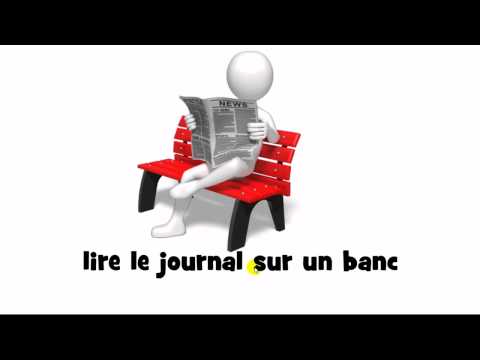 Learn French with a stickman #Verbs starting with the letter L