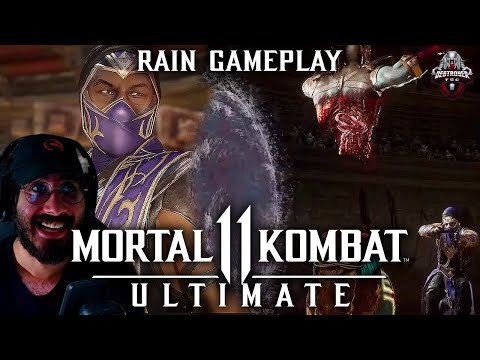 RAIN LOOKS RIDICULOUS! - Mortal Kombat 11 Ultimate - Official Rain Gameplay Trailer (REACTION)