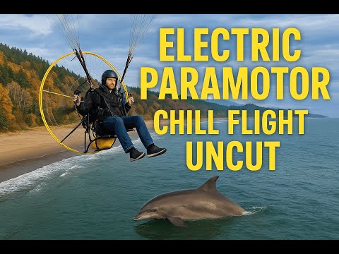 Electric Paramotor: Chill Fall PNW flight UNCUT