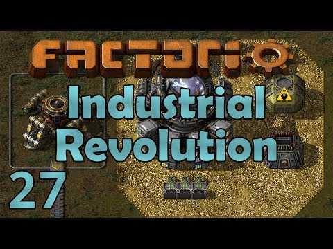 Factorio Industrial Revolution - Season 4 Ep 27 - LTN COPPER TRAIN OUTPOST!