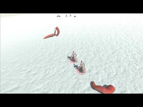 5 Blade Worm vs 5x all units - Animal Revolt Battle Simulator