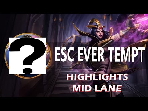 ESC Ever Tempt  LeBlanc vs Lissandra  Highlights SoloQ Ranked Challenge