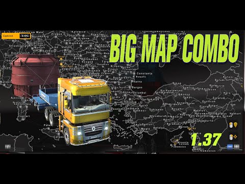 13 Maps Combo for ETS2 1.37 - Setup Guide + Bonuses