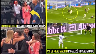 MESSI HIZO ESTO CON SU MUJER | ASÍ EL MADRID PARALIZÓ HOY AL MUNDO ¿VISTE ESTAS JUGADAS?