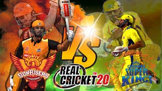 CSK vs SRH - Chennai Super Kings vs Sunrisers Hyderabad IPL Match 44 Highlights Real Cricket 20