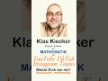 Klas Kiecker Mathematik Nachhilfe