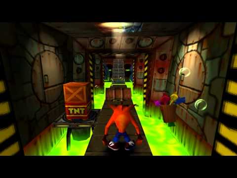 Crash Bandicoot 100% Walkthrough HD - Part 16: Toxic Waste