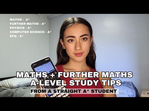A-Level Math + Further Math A* Tips