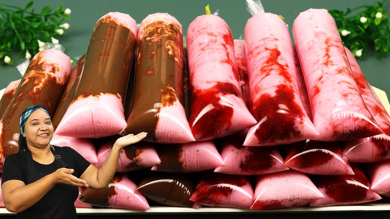 2 Formas de Fazer Geladinho Gourmet de Morango Cremoso!! Esse Vende Muito Cozinha Sem mistério!