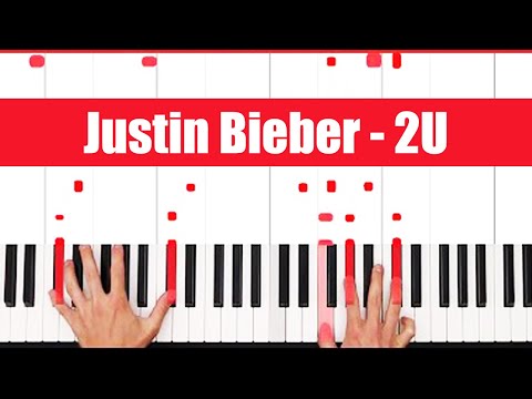 2U David Guetta ft. Justin Bieber Piano Tutorial Cover