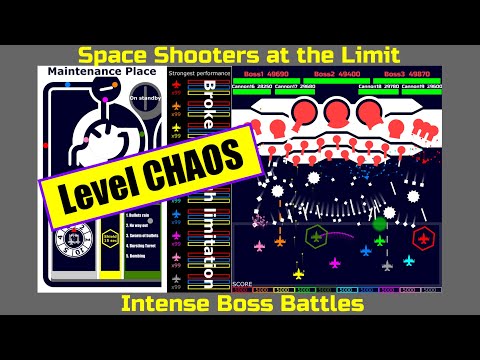 Chaotic Marble Space Shooter - Chaotic Marble Race in Algodoo