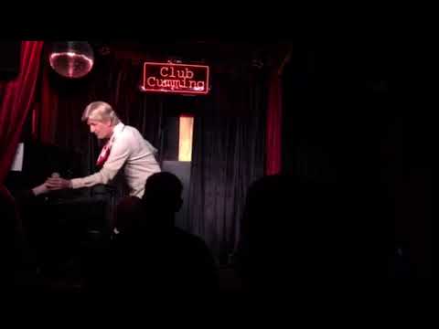 Bob Downe skanking at Club Cumming in New York