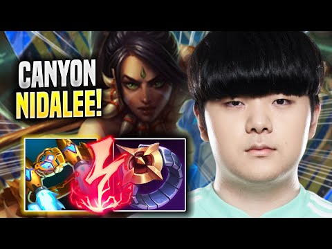 CANYON PERFECT GAME WITH NIDALEE! - DK Canyon Plays Nidalee JUNGLE vs Graves! | Season 2022