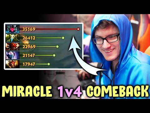 Miracle Terrorblade OUTFARMS 4x enemy cores to COMEBACK